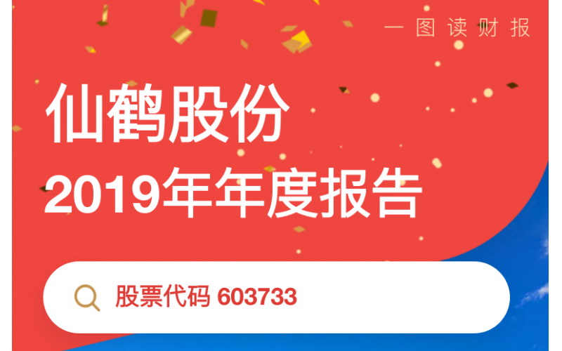 仙鶴股份有限公司2019年一圖讀財報